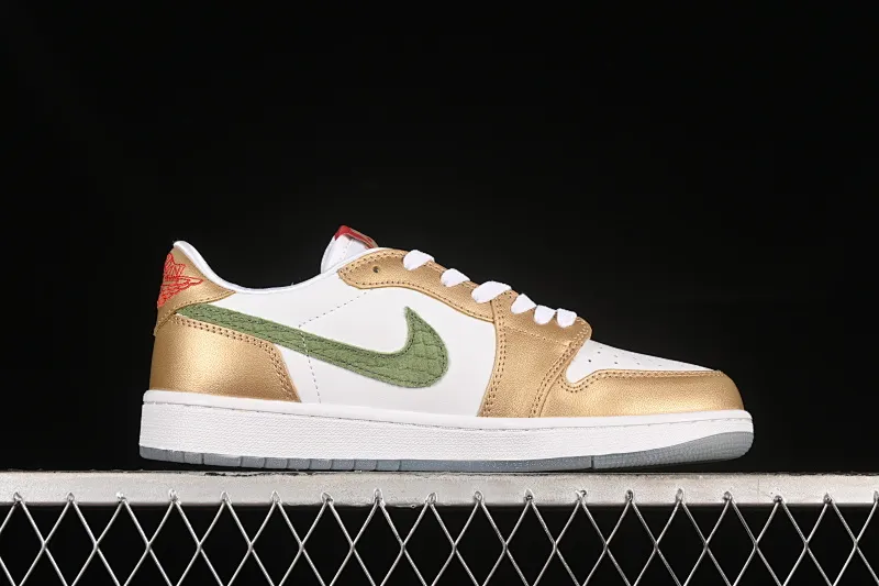 All categories Air Jordan Jordan series basketball shoes Air Jordan 1 Low Air Jordan 1 Low OG GS "Chinese New Year" AJ1 Joe 1 Year of the Dragon zodiac color low-top cultural casual sneakers FQ6593-100
